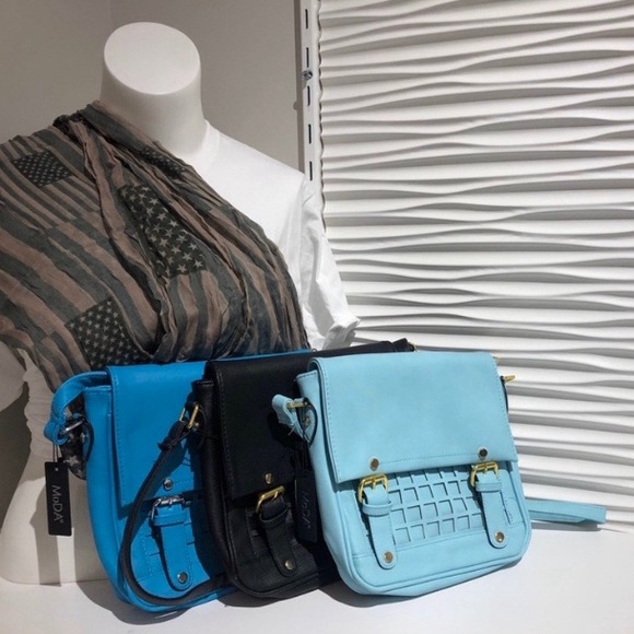 5 For $10 || MoDa New York || Lucite Faux Leather Crossbody Bag - Picture 2 of 4